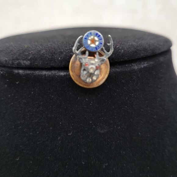 Benevolent & Protective Order of Elks Mini Lapel Pin B.P.O.E. Antique Vintage - Picture 6 of 11